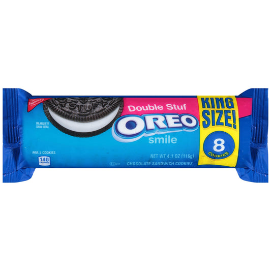 Oreo Double Stuf Chocalate Cookies 4.1 Oz Packet