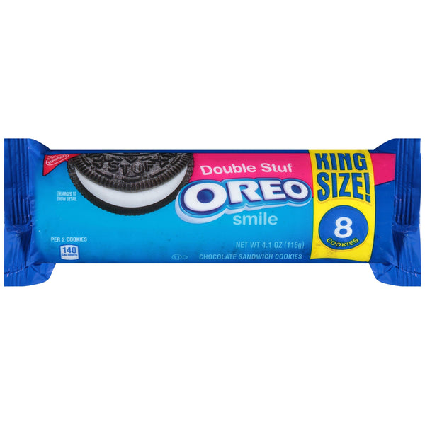 Oreo Double Stuf Chocalate Cookies 4.1 Oz Packet