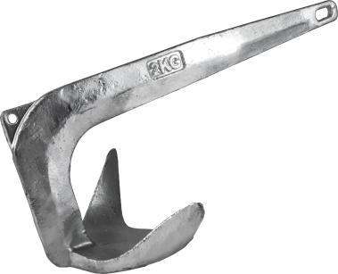 Galvanized the Seahook Anchor