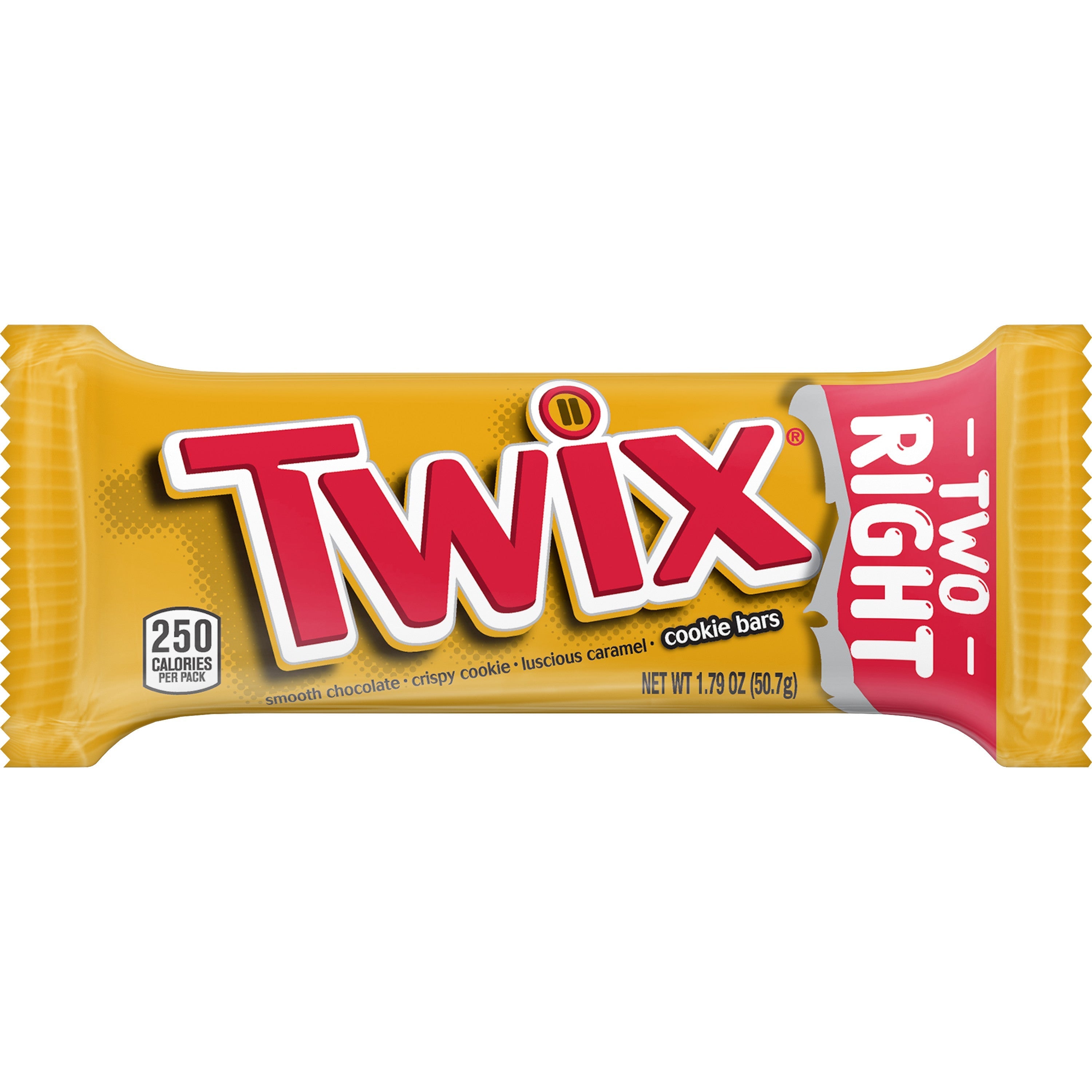 Twix Caramel Full Size Caramel Cookie Chocolate Candy Bar - 1.79oz