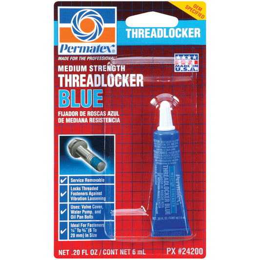 Permatex Medium Strength Threadlocker Blue