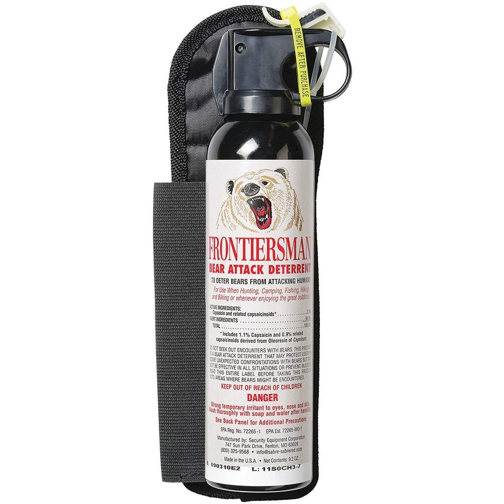 Frontiersman Bear Spray With Holster Set