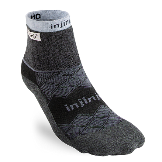 Injinji Men's Liner + Runner Mini-Crew Socks