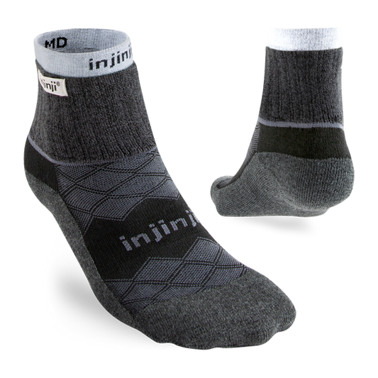 Injinji Men's Liner + Runner Mini-Crew Socks
