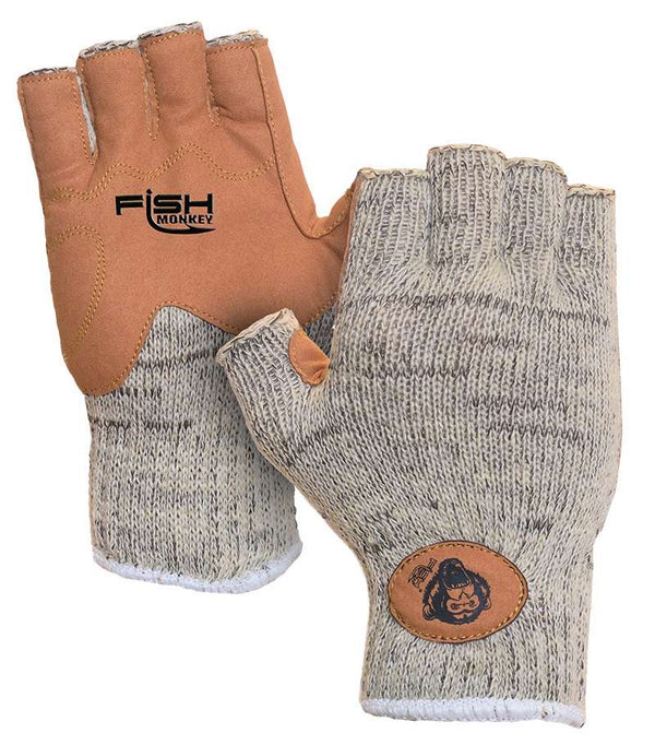 Fish Monkey Wooly Half Finger Wool Fishing Glove Fm30