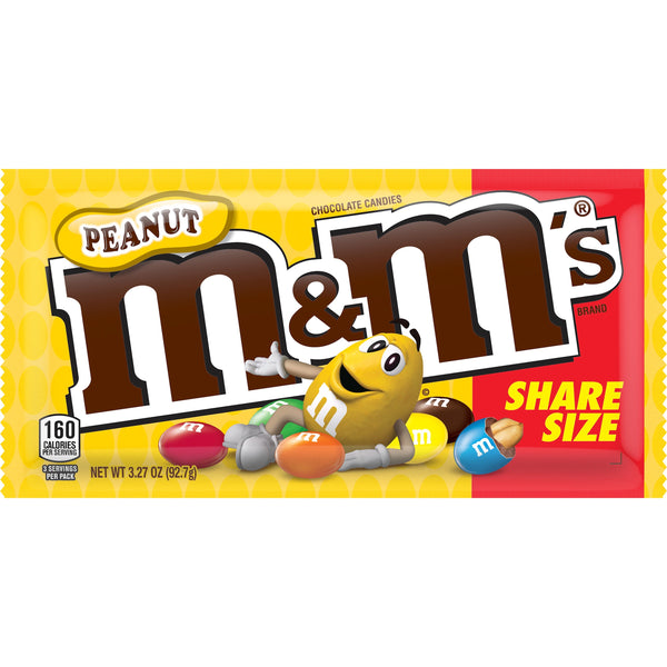 M&M's Peanut Chocolate Candy - 3.27oz