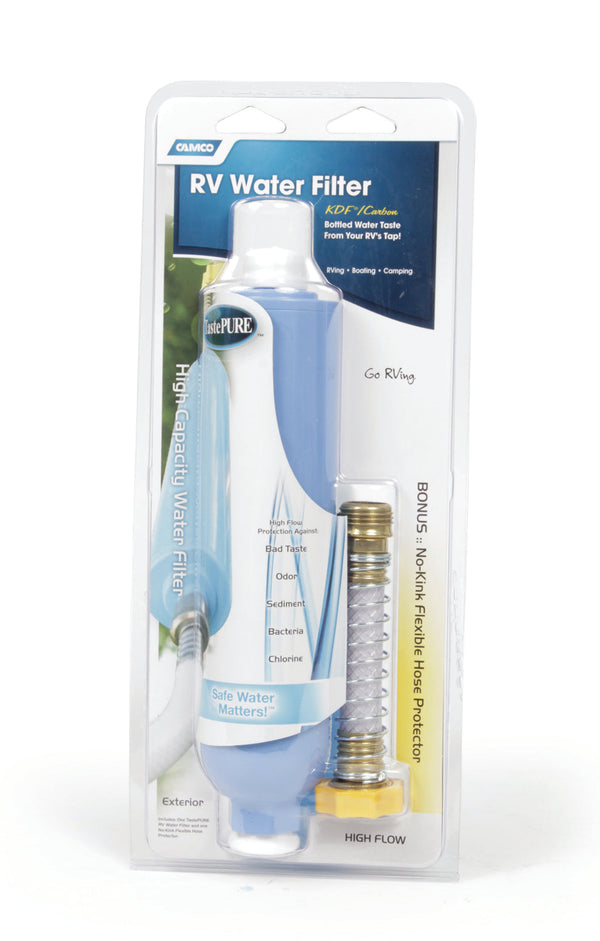 Camco Taste Pure Water Filter & Hose Protector