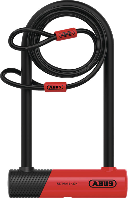 Abus Ultimate 420K/170HB230 U-Lock incl. Cobra Loop Cable and USH Bracket