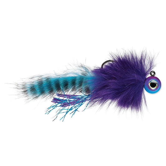 VMC Twitchin' Jig | Glow Bruised UV; 1/2 Oz. ZZZ