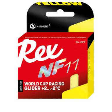 Rex NF11 Yellow Ski Glide Wax - 40g