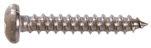 The Hillman Group 70912 10 X 3/4-Inch Stainless Steel Pan Head Square Drive Sheet Metal Screw 100-Pack