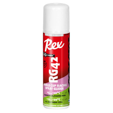 Rex RG42 UHW Pink/Green Spray Ski Glide Wax -150ml -Past Season