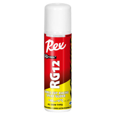 Rex RG12 Yellow Spray Ski Glide Wax -150ml -Past Season