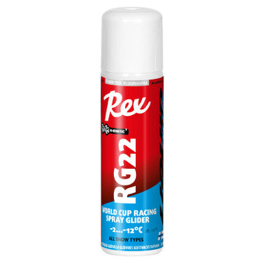 Rex RG22 Blue Spray Ski Glide Wax -150ml -Past Season