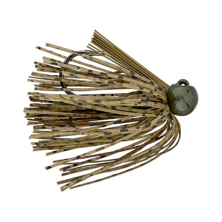 Bass Patrol Silicone Western Football Jig (Green Pumpkin  3/4 Oz)