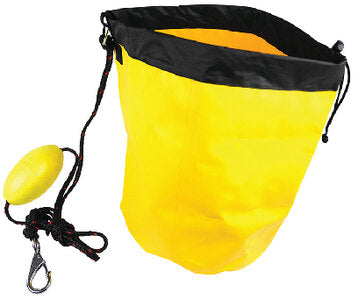 Seachoice® 41171 - Up to 30 lb Yellow Heavy Duty Laminate Sand Anchor with Rope Float & Snap Hook