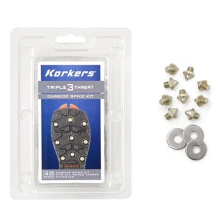 Korkers Triple Threat Carbide Spike Kit