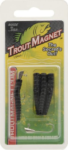 Leland Trout Magnet Replacement Jig Heads - 9 Piece Pack Black