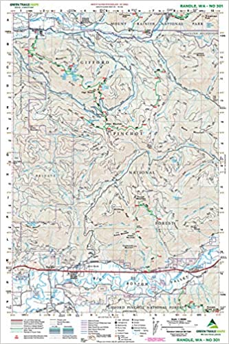 Green Trails Randle WA 301 - Ascent Outdoors LLC
