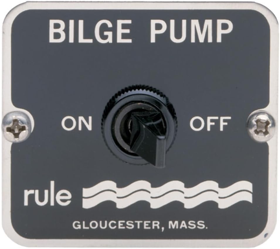 Rule 49 2 Way Panel Switch 12-24 - 32 Volt Boat Plumbing Item