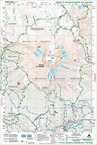 Green Trails Mt St Helens Nw WA - Ascent Outdoors LLC