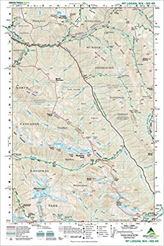 Green Trails Mt Logan WA 49 - Ascent Outdoors LLC