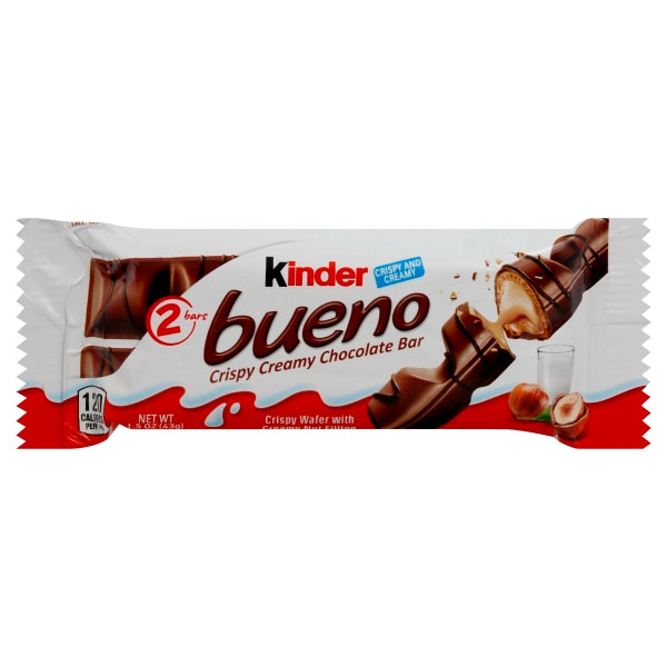 Kinder Bueno Hazelnut Chocolate Candy - 1.5oz