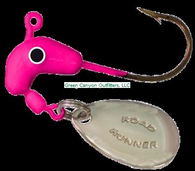 Blakemore Road Runner Panfish Jigs 4-Pack Pink 1/8 Oz - Frsh Wtr Panfish Bait