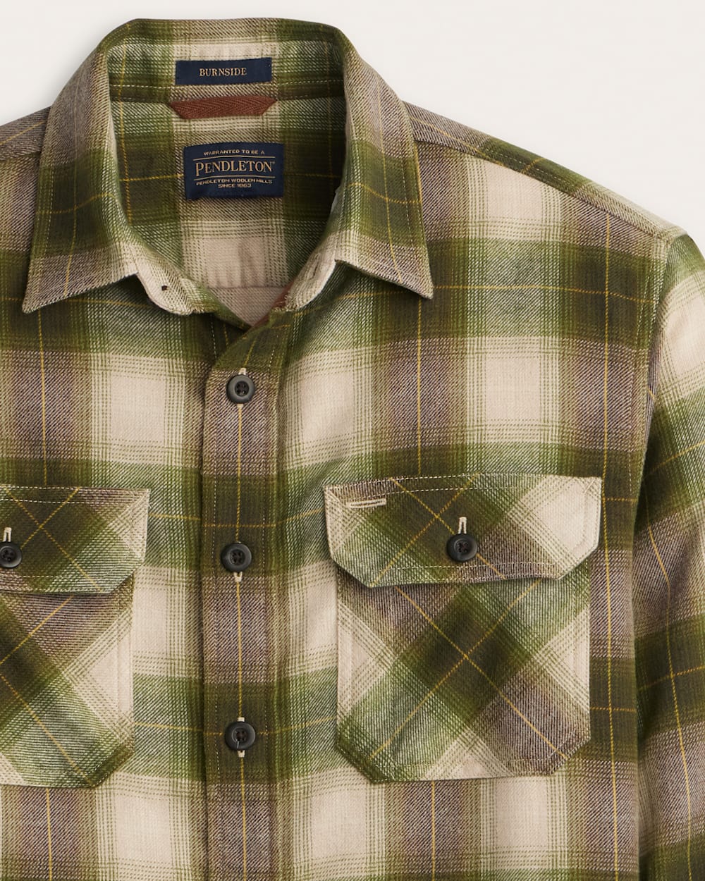 Pendleton Plaid Burnside Cotton Flannel Shirt Men's