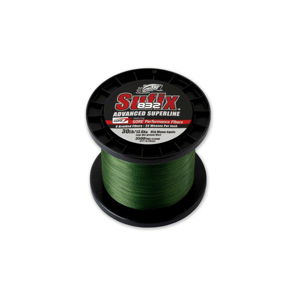 Sufix 832 Braid 50lb Line Low-Vis Green 3500 Yds 660-450G