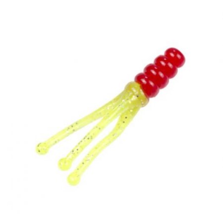 Strike King Mr. Crappie Joker Soft Bait Red Chartreuse Silver