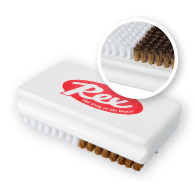 Rex Nylon and Brass Ski  Base Brush