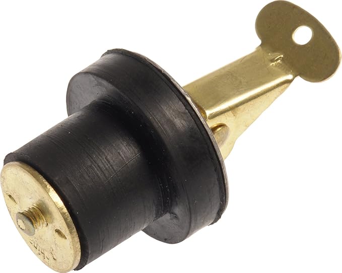 Hillman Drain Plug, 11/16-3/4-Inch - 2 Pack