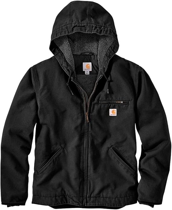 Carhartt Relaxed Fit Washed Duck Sherpa-Lined Jacket Men's