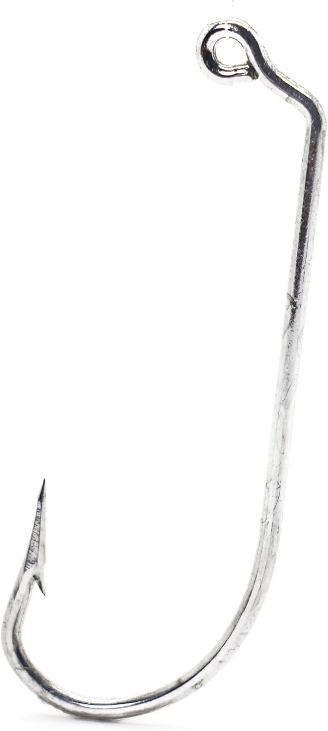 Mustad 34184D Classic O'Shaughnessy 60-Degree Bend Extra Long Shank Forged Duratin Jig Hook