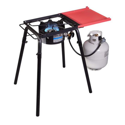 Camp Chef Pro 30 Single Burner Stove & Shelf