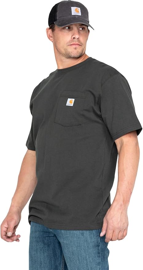 Carhartt Men's Loose Fit Heavyweight Short-Sleeve Pocket T-Shirt