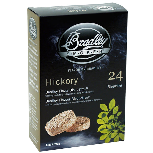 Briquettes Avec Copeaux De Bois Bradley, Hickory, Paq. 24