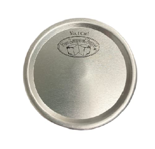 Two Lumps of Sugar Mouth Jars Canning Lids One Size Aluminum