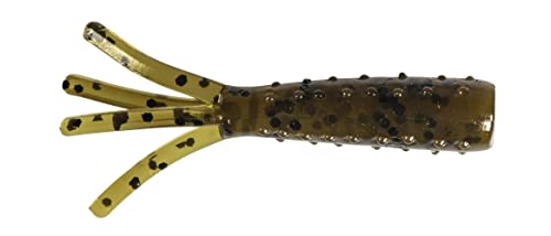 Z-Man Tiny TicklerZ Micro Finesse Bait - 1.75in - Green Pumpkin
