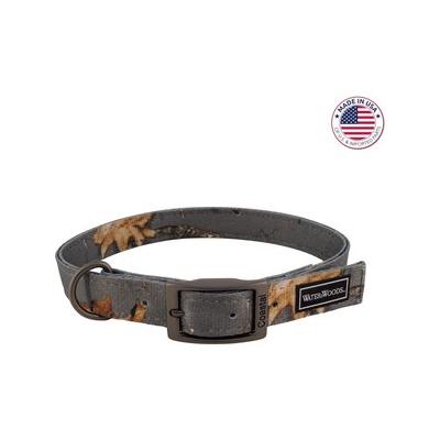 Water & Woods Double-Ply Patterned Hound Dog Collar Country Roots Evergreen Large: 22-In Neck 1-In Wide