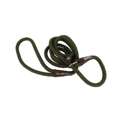 Water & Woods Braided Rope Slip Dog Leash Green