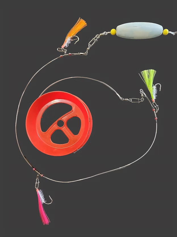 Coldwater Strong Long Leader Float Triple Rig 5/0 Shrimp Fly Kit