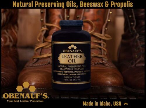 Obenaufs Leather Oil Conditions Restores Preserves Dry 16 Ounces