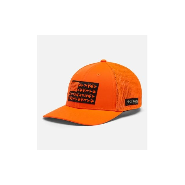 Columbia PHG Game Flag Mesh Ball Cap - Low