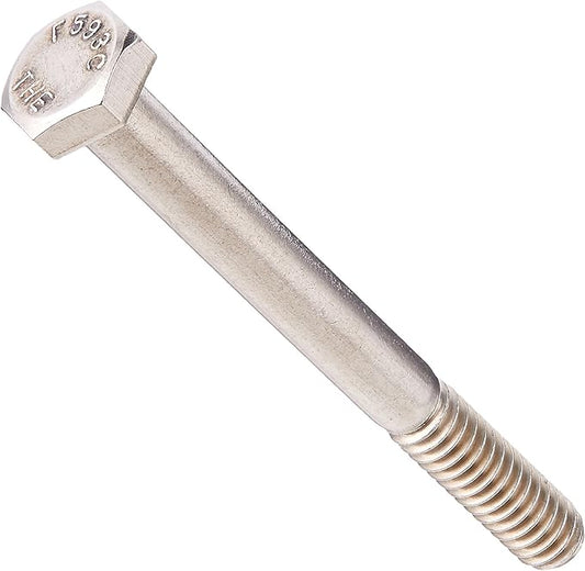 Hillman 18-8 Stainless Steel USS Hex Cap Screws (1/4"-20 x 2-1/2") - 50 Pack