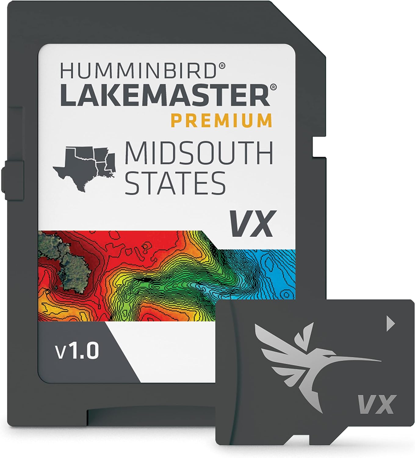 Humminbird Lakemaster VX 602005-1 Premium Mid-South States microSD