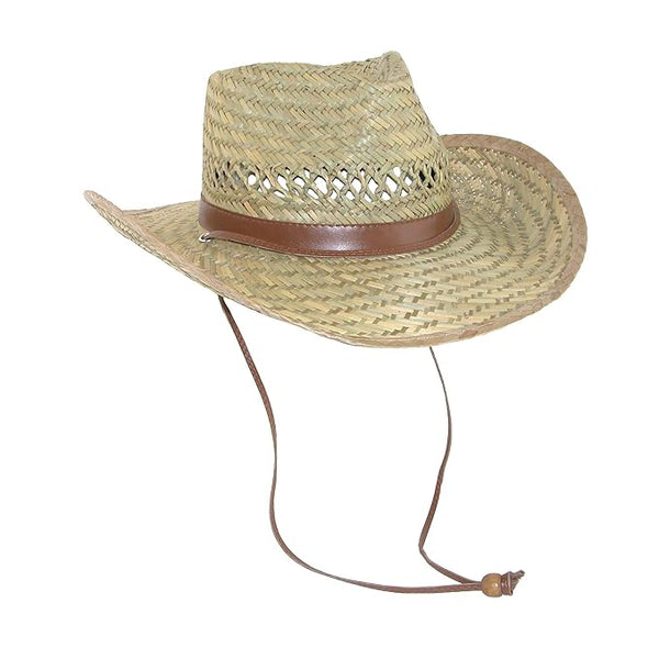 Dorfman Pacific Mens Rush Straw Lightweight Outback Hat