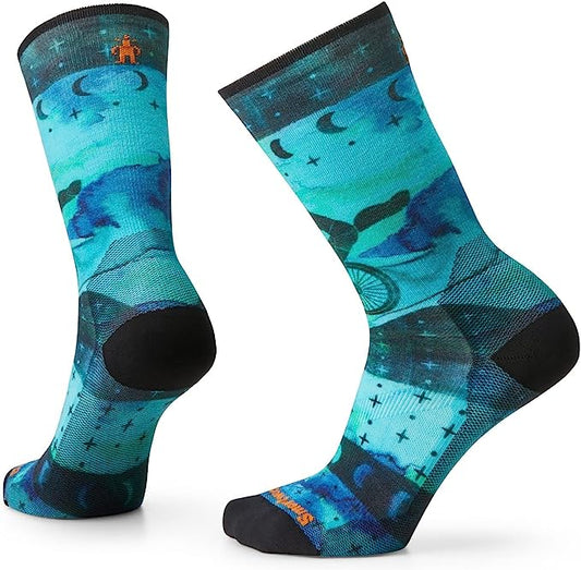 Smartwool Bike Zero Cushion Celestial Print Ankle Socks Women's