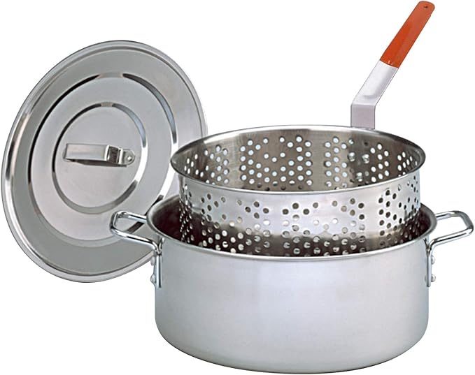 King Kooker KK2S Stainless Steel Deep Fry Pan with Lid